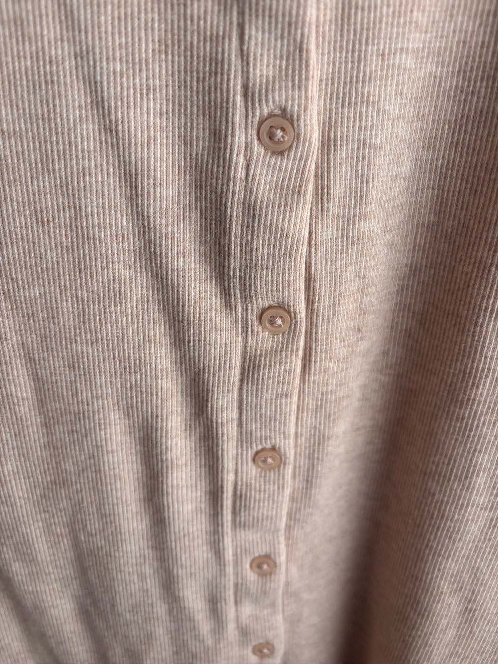 Universal Thread Cream Button-Front Midi Dress - Picture 5 of 7